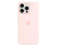APPLE iPhone 15 Pro Max Silicone Case with MagSafe - Light Pink - 1180215 - zdjęcie 1